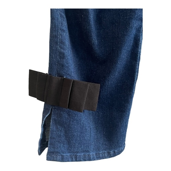 Anthropologie Maeve Cropped Ankle Bow Jeans Size 28 - Picture 6 of 9